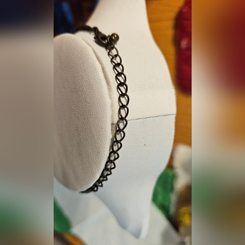 Carved White Ceramic Pendant Necklace Choose One With Which Chain You Want - Picture 6 of 16